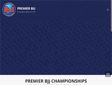 Tablet Screenshot of premierbjjchampionships.com